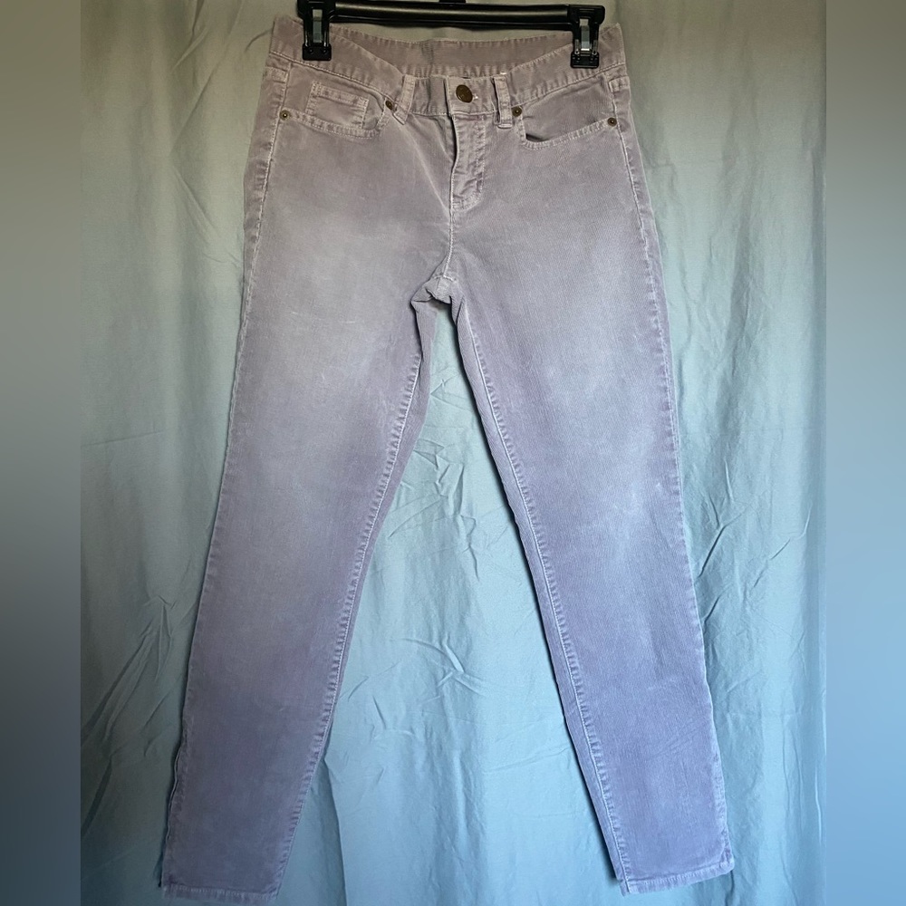 🌺 2 FOR $20 J Crew Vintage Corduroy Purple Jeans 26